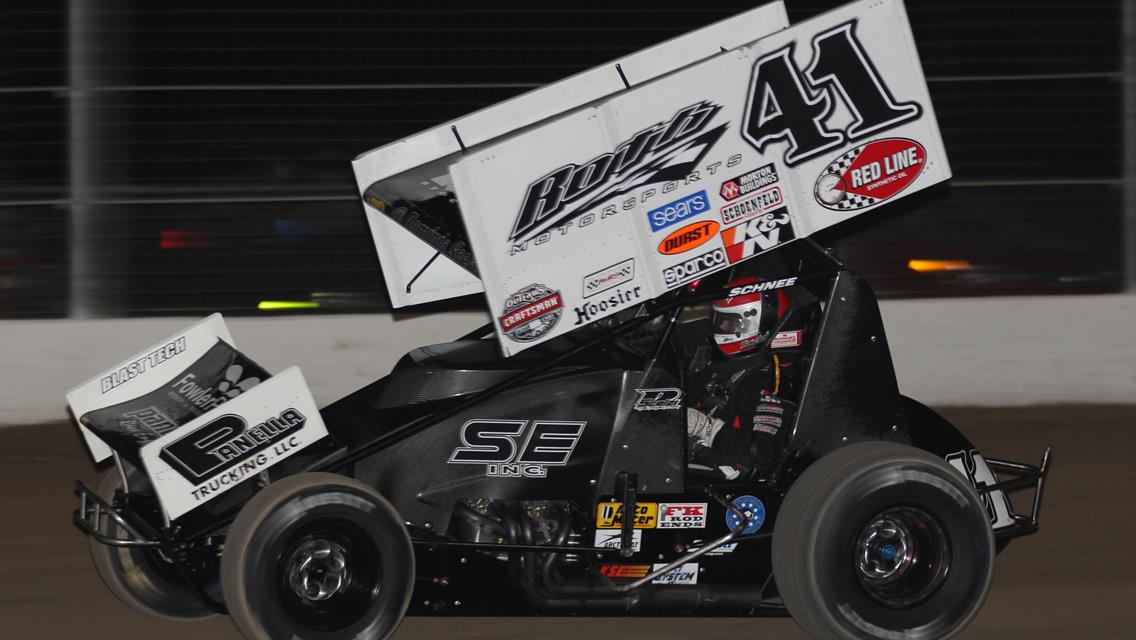 Scelzi Logs Lots of Laps with World of Outlaws in Las Vegas