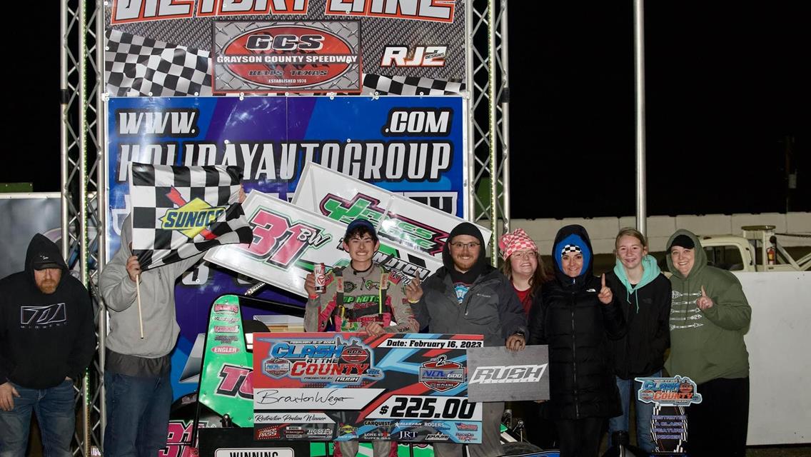Galusha, Garcia, and Weger Garner NOW600 National Opener Victories at Grayson County!