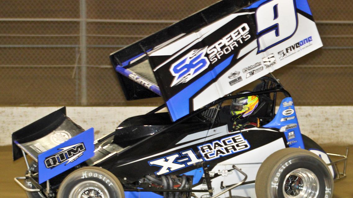 Smith Locks into First Two Features of Winter Heat Sprint Car Showdown