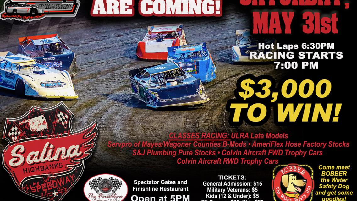 ULRA Late models come to Salina Saturday