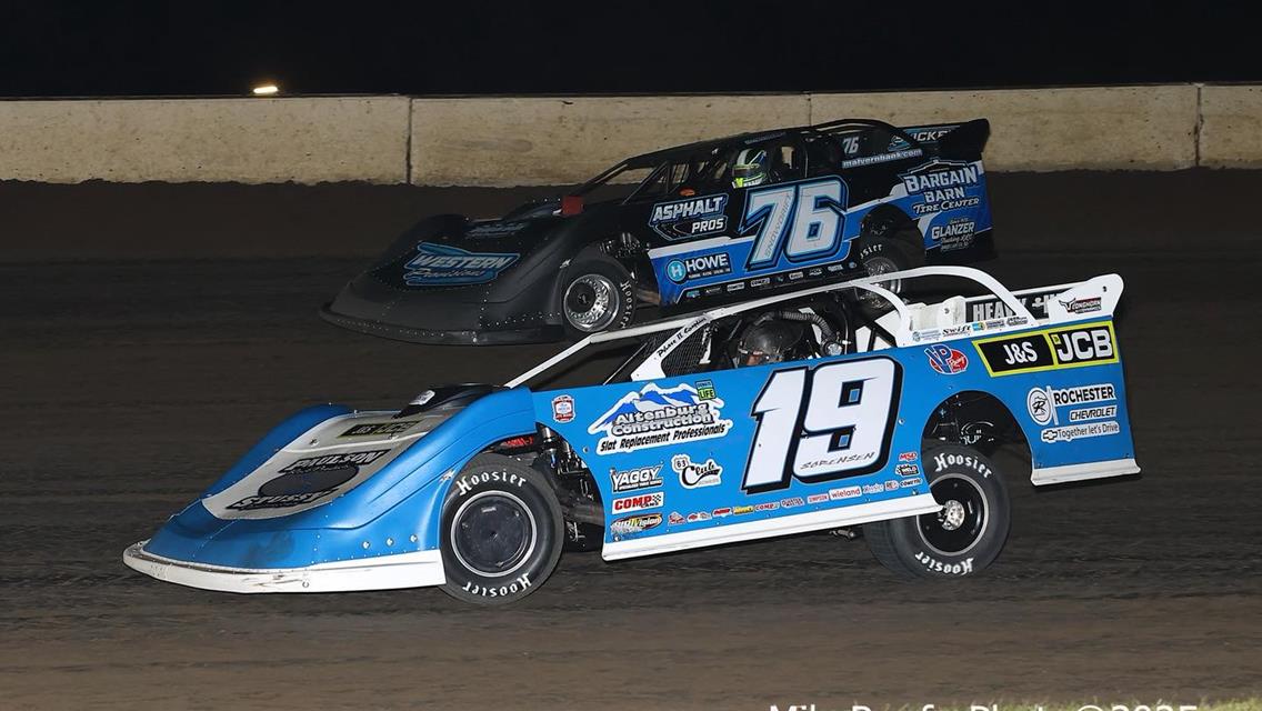 Deer Creek Speedway (Spring Valley, MN) – Malvern Bank East &amp; West Series – August 29th-30th, 2025. (Mike Ruefer Photo)