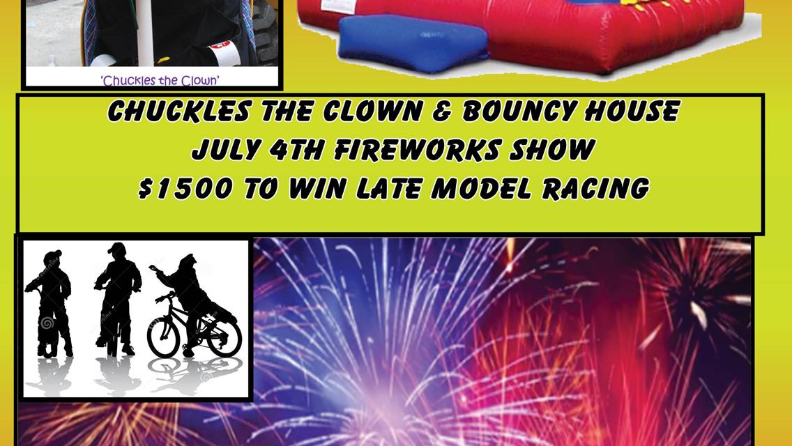 Schedule of Events~ Fireworks 2022 Fun Night and 602 Late Model Racing