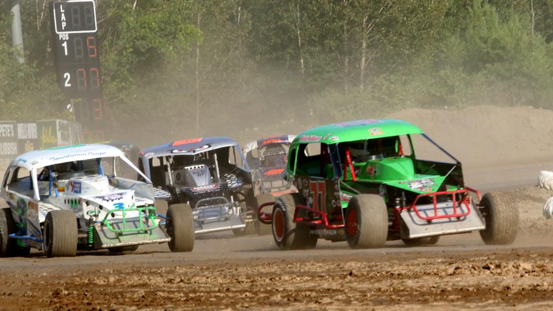Richie Simmons FINALLY Victorious in the Sabil &amp; Sons DIRTcar Sportsman Modifieds, Tad Kingsbury overall winner in the Wells River Chevrolet DIRTcar S