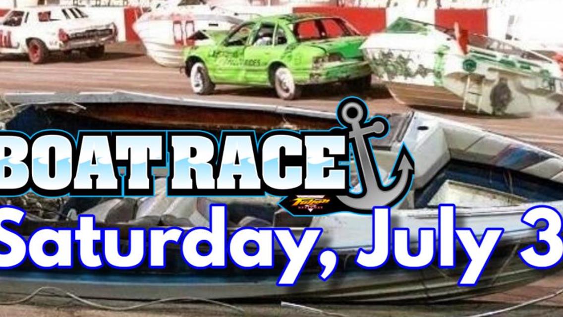 H2No Boat Race, Fan Fest and Highspeed Racing Highlight Fulton Speedway July 31 Race Night: Hobby Stocks Rules