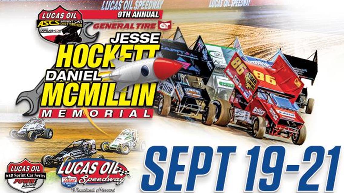 QUICK NOTES: Times, Prices, And ASCS Format At The Hockett/McMillin Memorial