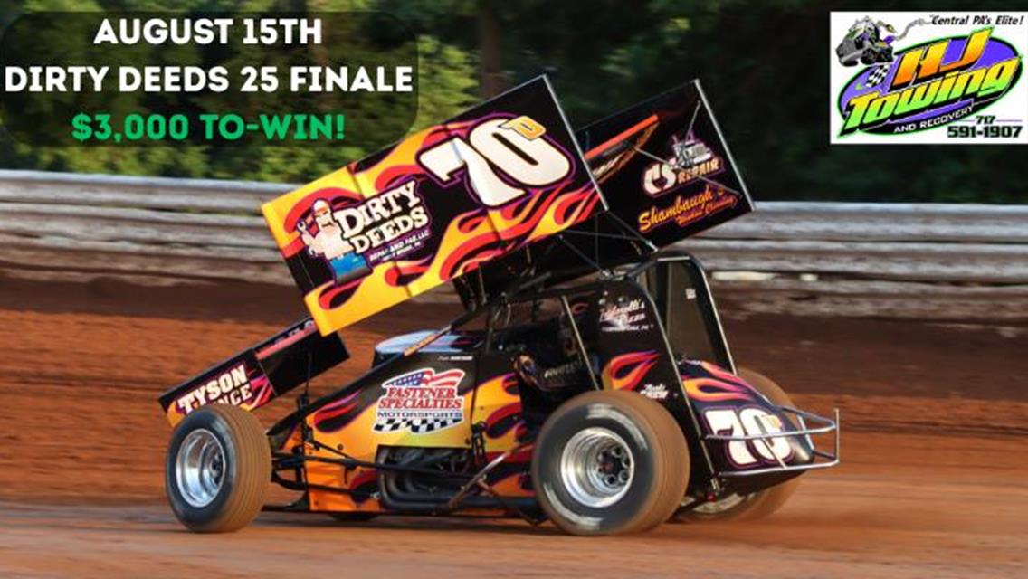 Dirty Deeds Finale For Williams Grove 358s Is August 15