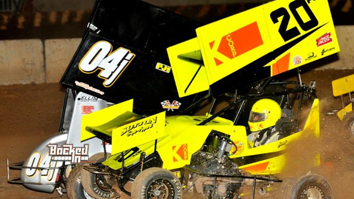 Jarrett Charges from 17th to 5th on Newly Constructed 1/7th Mile Track at Canyon Speedway Park