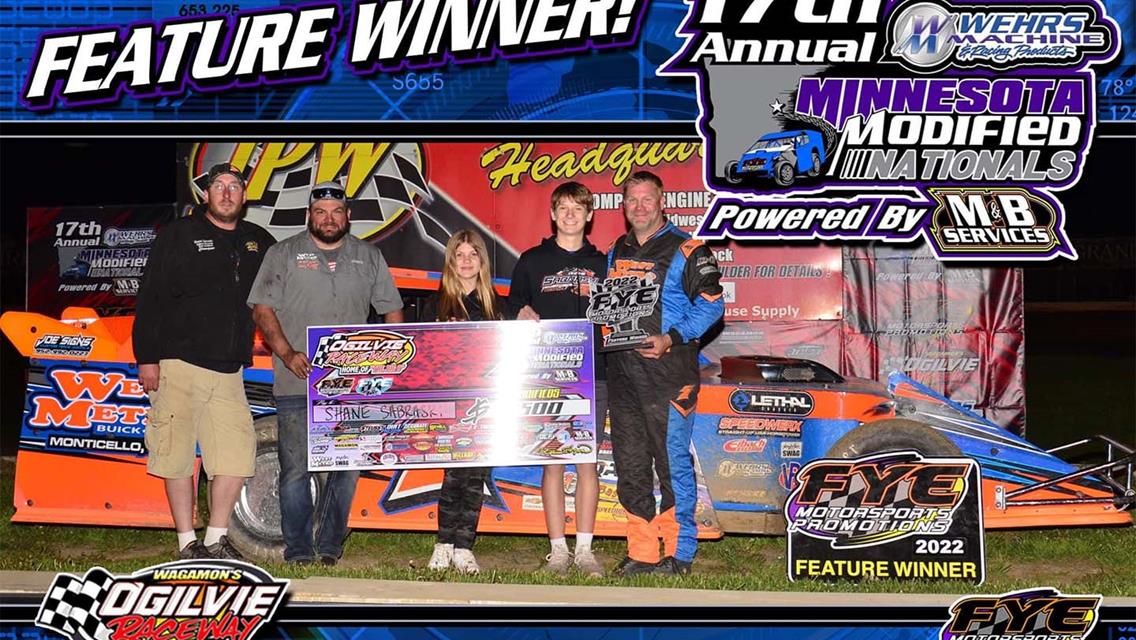 Smith, Bawden and Aderman Go Home Victorious as Sabraski Doubles Up on Night 1 of the MN Modified Nationals