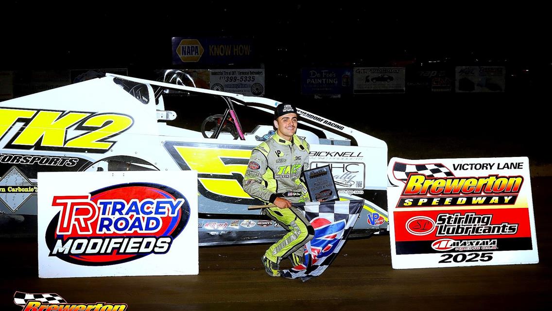 Kyle Devendorf Wins First Ever Brewerton Speedway Modified Feature