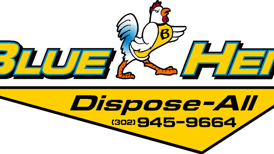 DIS Excited to announce the Sponsorship of Blue Hen Disposal as Crate 602 Sportsman