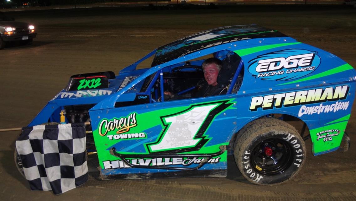 JAMES HILL TAKES MOD LITE FALL CHAMP QUALIFIER