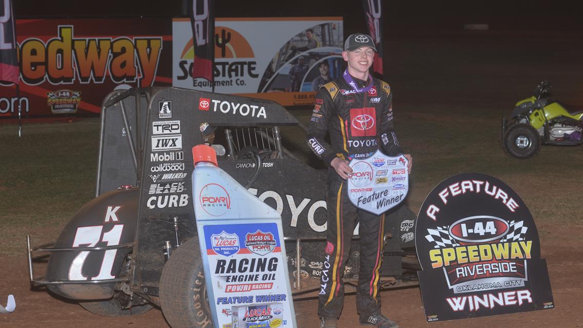McIntosh Steals Late Race Win At I-44 Riverside Speedway
