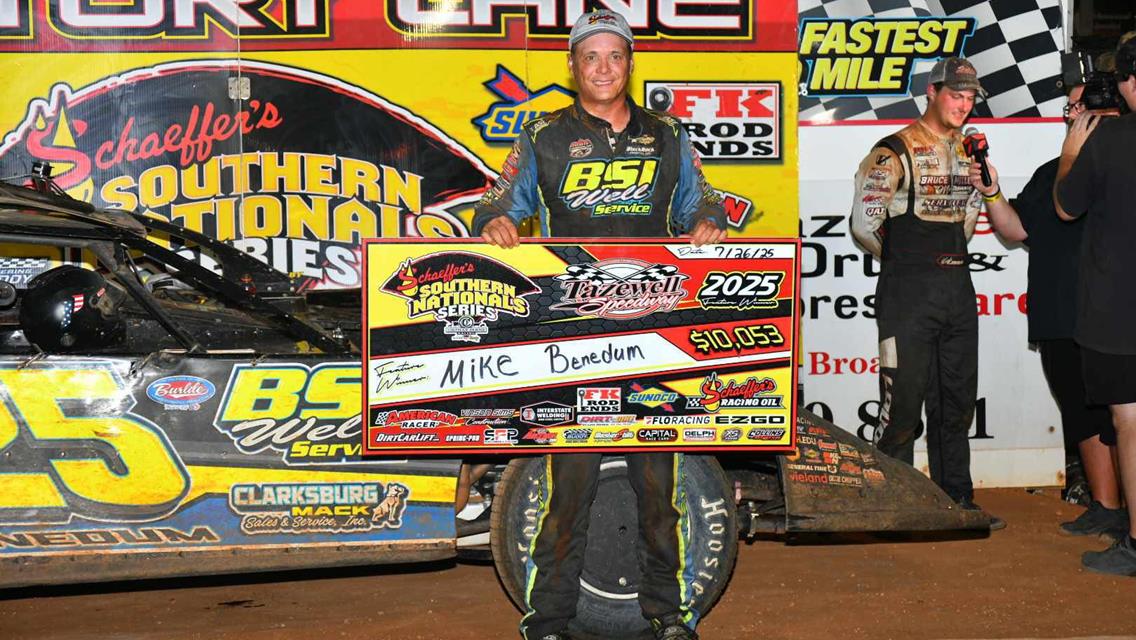 Benedum Banks $10,053 for Ray Varner Ford 53 Victory; Loudy Wins Southern Nationals Championship
