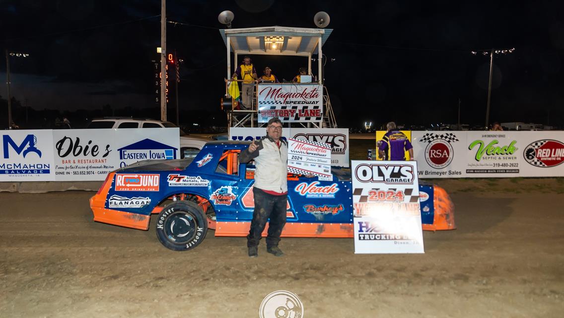 Miles Family Take Two Wins As 120 Race Teams Pack Maquoketa Speedway- Super Late Models Coming to Town Next Week