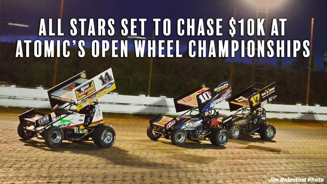 10K on the line during Atomic Speedway’s Open Wheel Championships