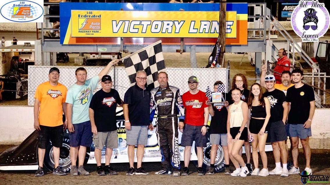 Mike Harrison, Steve Picou, Lee Stuppy, Trevor Isaak &amp; Cruz Griffaw take Pepsi National prelim wins at I-55 Federated Auto Parts Raceway Park!