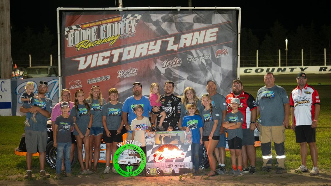 Boone County Raceway (Albion, NE) – Tanner Pelster Memorial – July 13th, 2025.