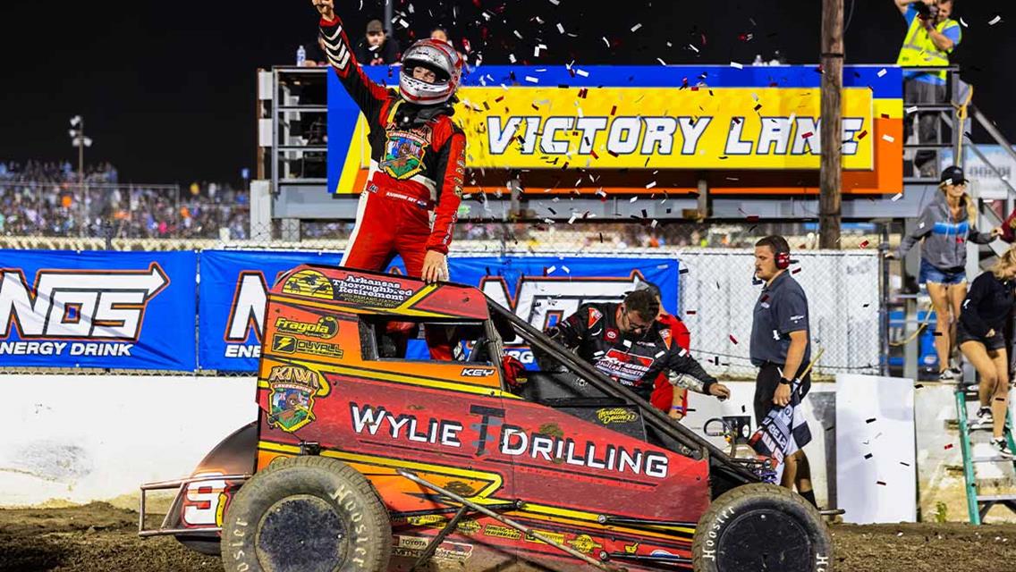 Kameron Key Claims First Xtreme Outlaw Midget Triumph in Home State Ironman 55 Finale