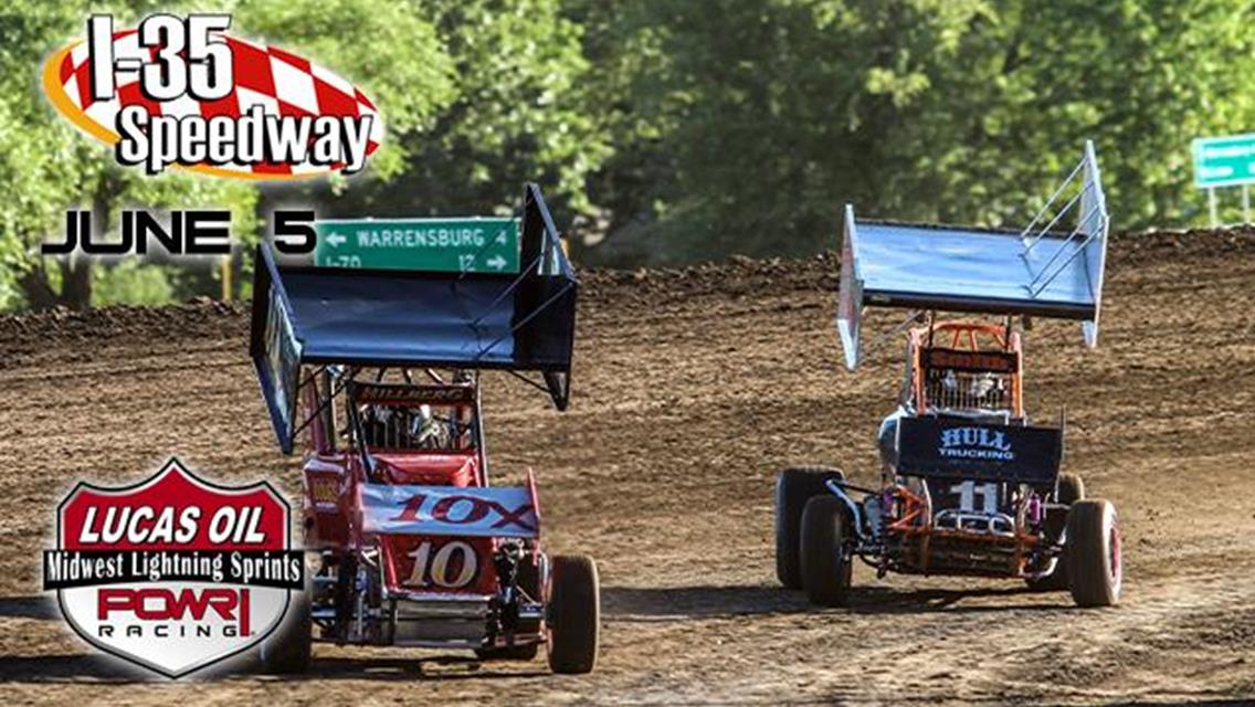 POWRi Midwest Lightning Sprints Ready for I-35 Speedway