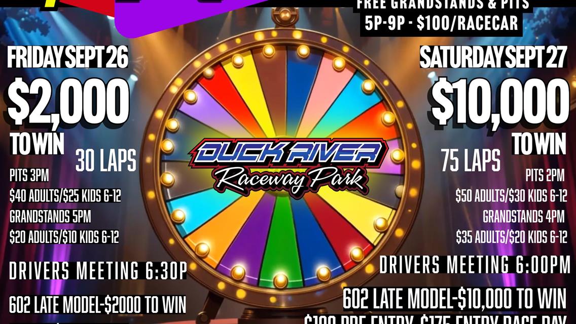 The Big Deal 602 Late Model Weekend at Duck River Raceway Park