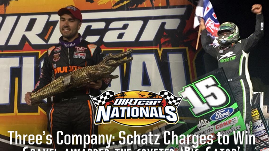 Schatz Charges to win in DIRTcar Nationals Finale