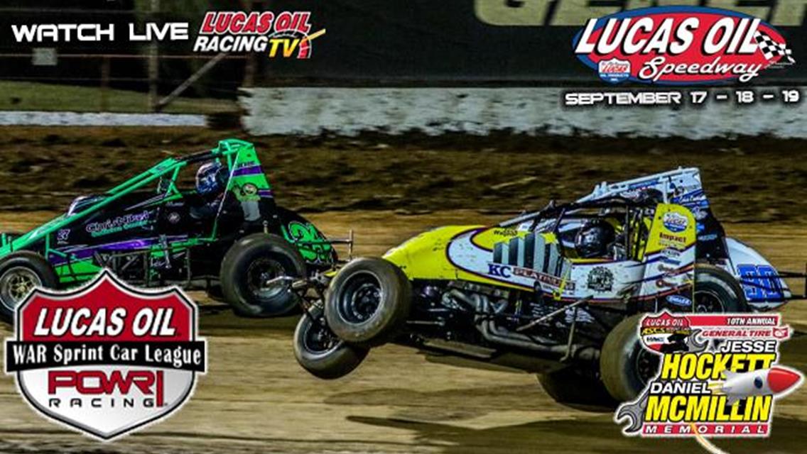 Lucas Oil Speedway’s 10th Annual Jesse Hockett/Daniel McMillin Memorial Information