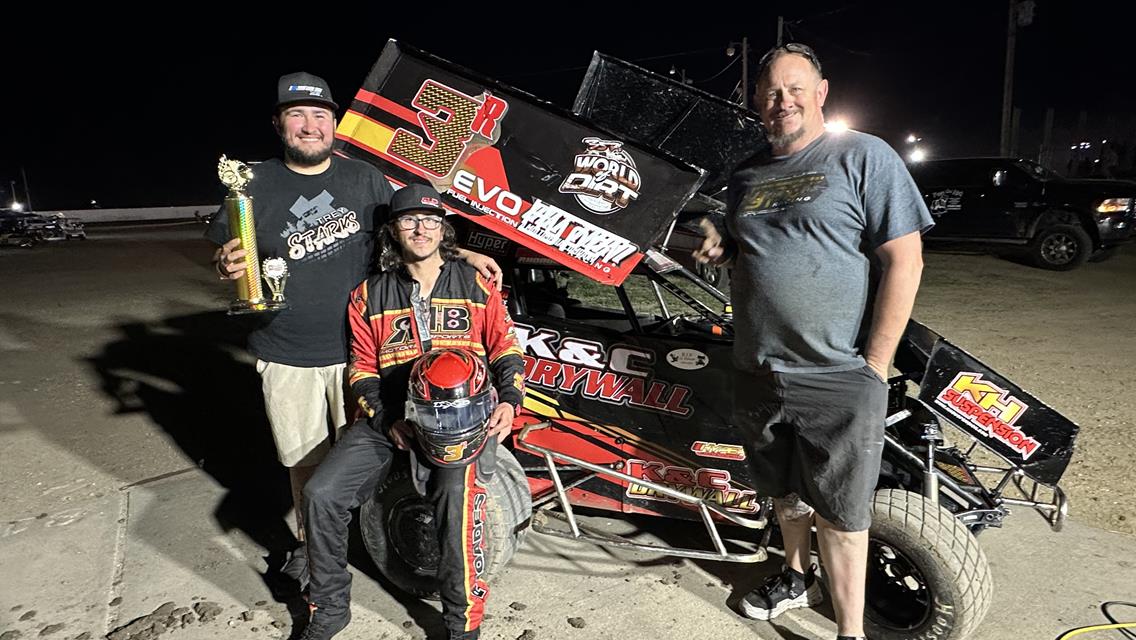 Hunter Rhoades Runs to Double Feature Wins with NOW600 Mile High at I-76!