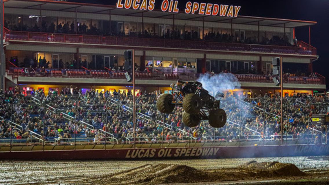 Lucas Oil Speedway concludes season on Saturday with Outlaw Monster Trucks - Eve of Destruction