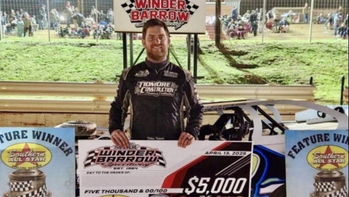 Tidmore Earns $5,000 at Winder-Barrow