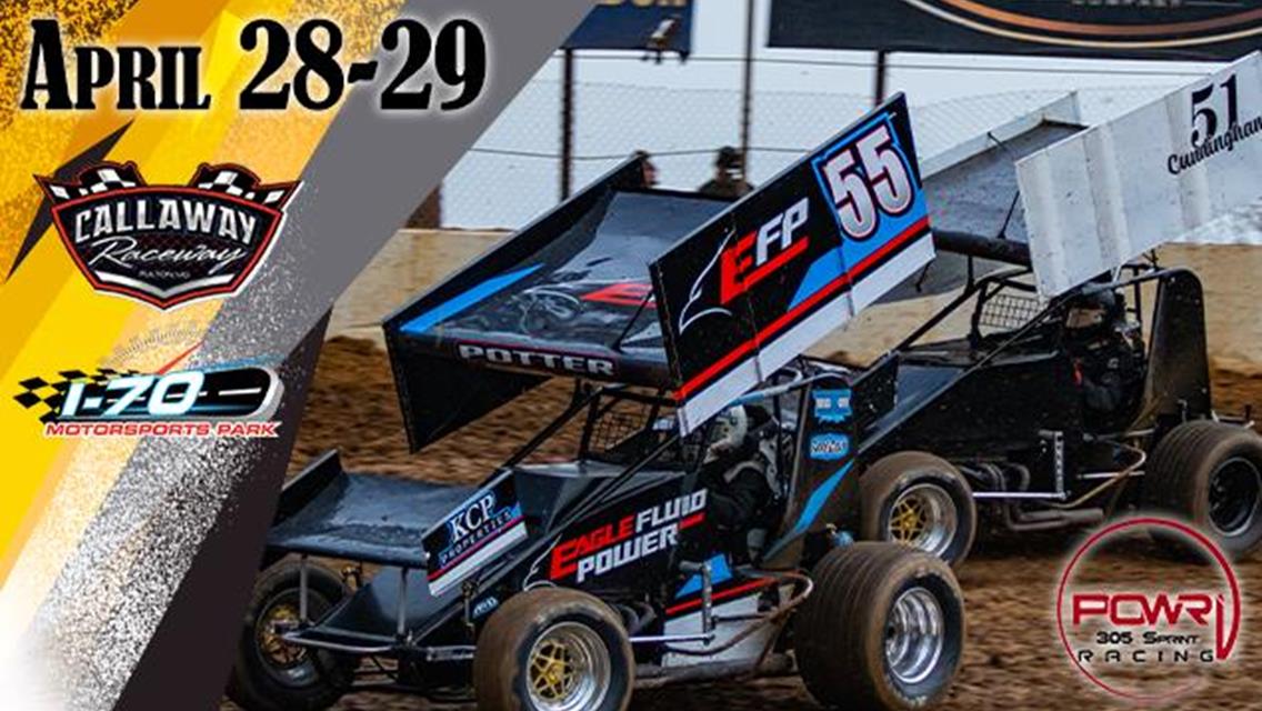 POWRi 305 Sprint Series Prepare for April 28-29 Weekend Opening