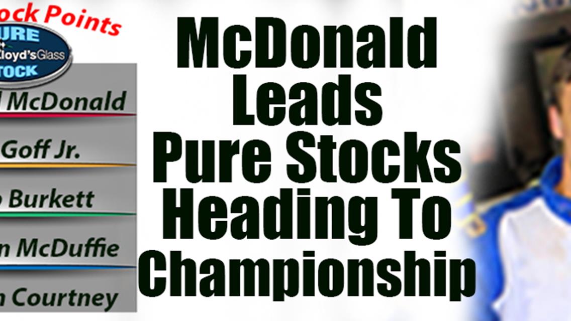 Pure Stock Season Championship One of Four Races on September 12th.