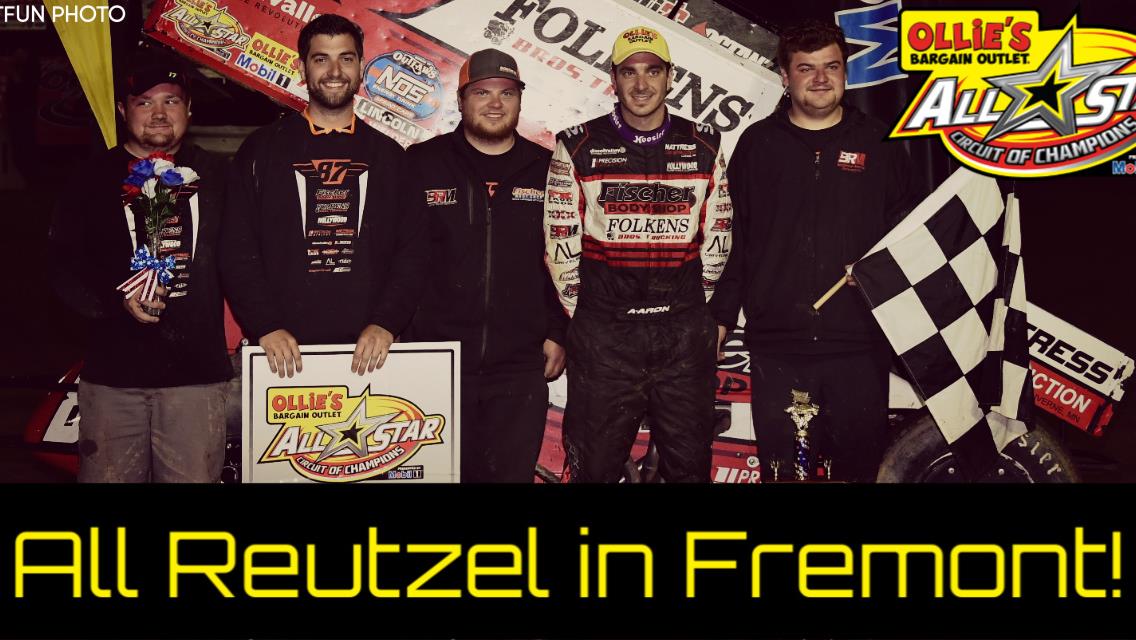 Aaron Reutzel goes two-for-two in the Buckeye State; Earns first-ever Fremont Speedway victory