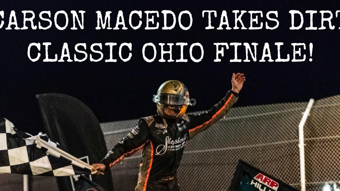 Carson Macedo claims Dirt Classic Ohio finale at Attica Raceway Park