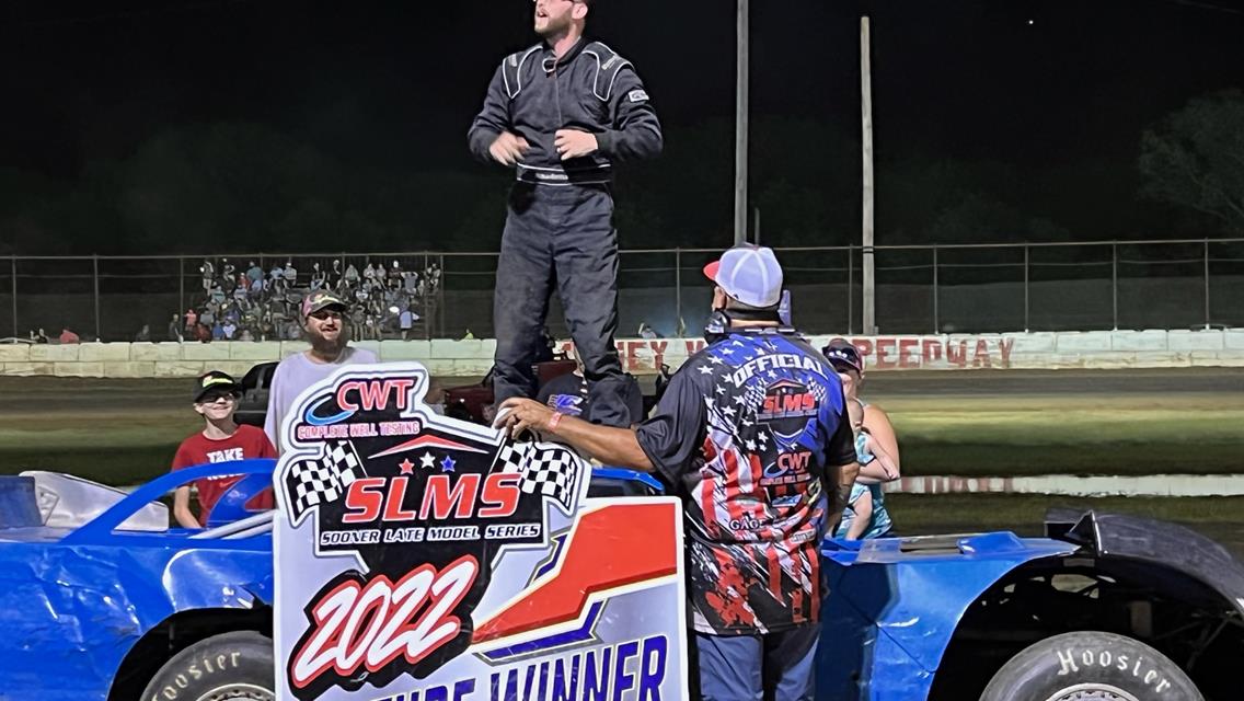 McFadden takes restored late model to Sooner Series victory Saturday at Caney Valley Speedway