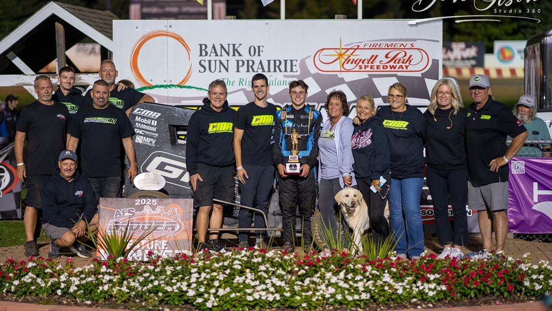 Zach Wigal Takes AFS Badger Midget Series Fireman&#39;s Nationals At Angell Park
