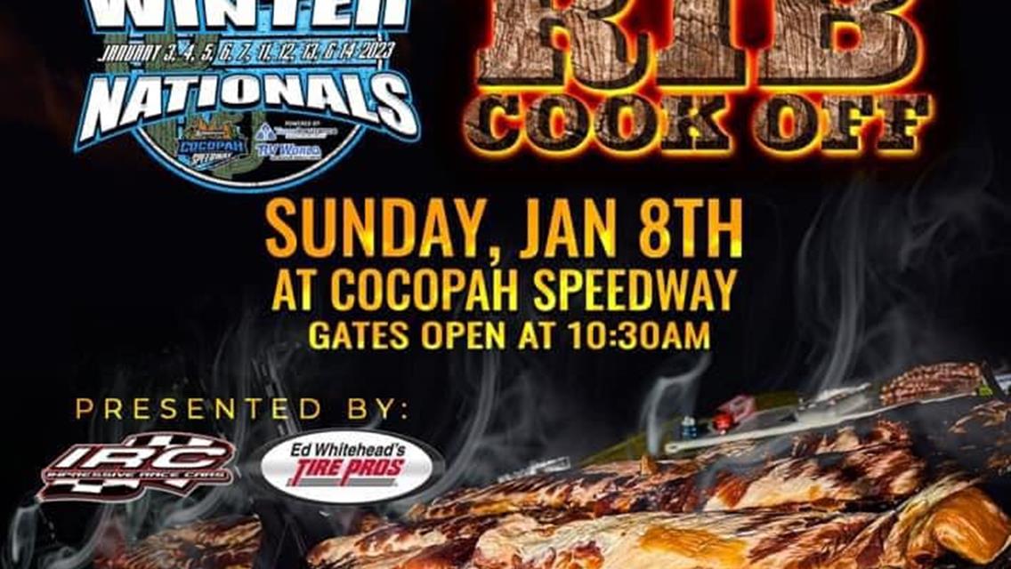 1st Annual IMCATV Winter Nationals Rib Cook Off presented by Ed Whitehead&#39;s Tire Pros and Impressive Race Cars