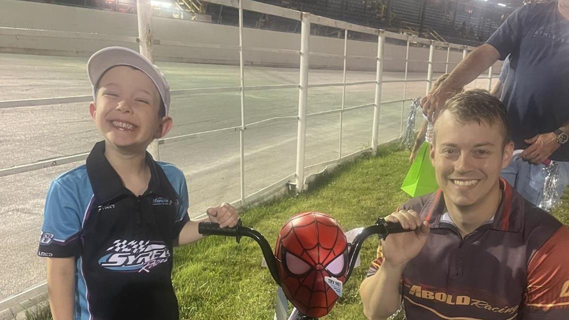 Team Abold Racing to Host 3rd Annual Kids Bicycle Giveaway July 19 at Oswego Speedway