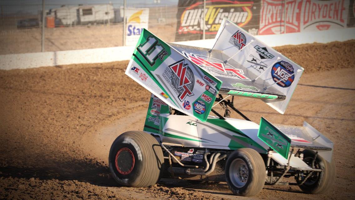 Kraig Kinser Rallies During World of Outlaws Finale in Las Vegas