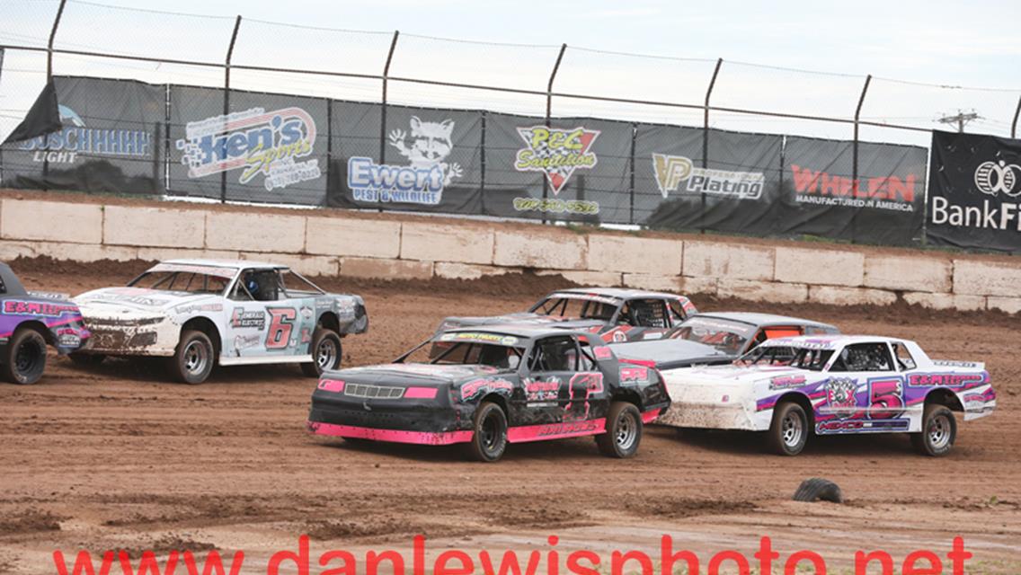 YARIE COPS OUTAGAMIE MODS; WENZEL WINS STOCK CAR BATTLE &amp; WAR (DeMars first time sportmod winner as champions crowned in all divisions).