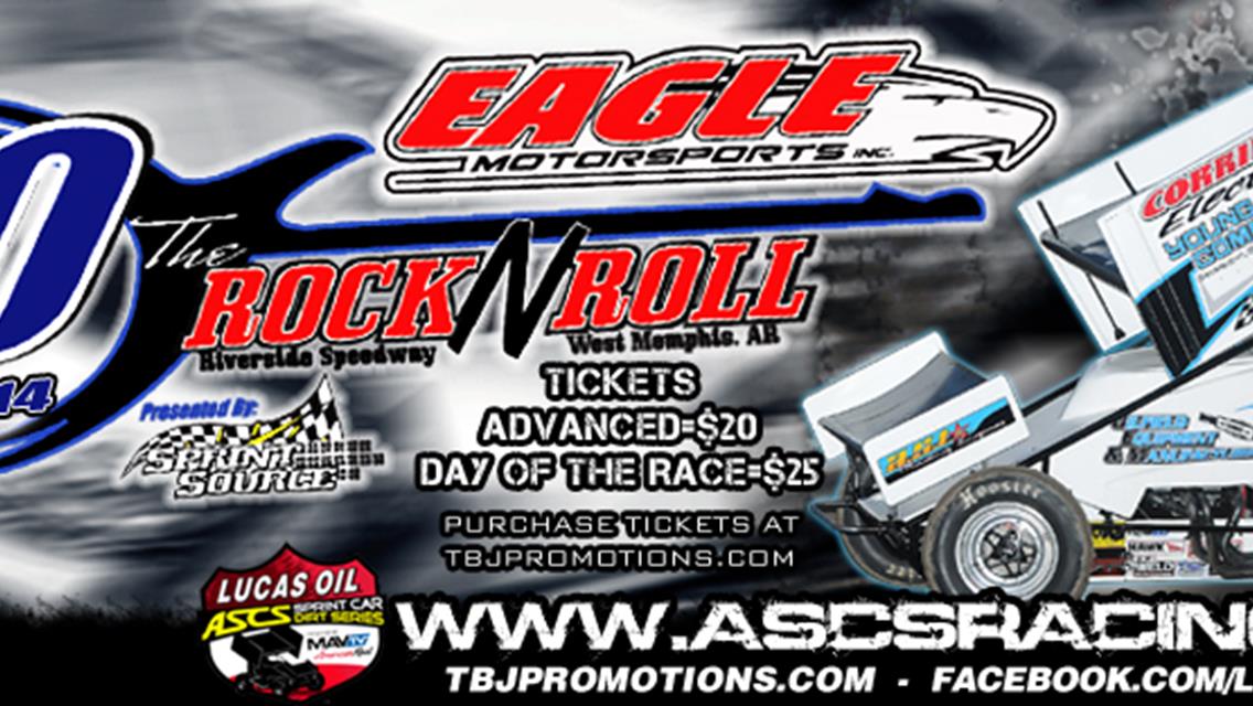 Eagle Motorsports Rock ‘N Roll 50 Presented by MyRacePass Features Tough Local Contingent Versus Famed ASCS National Tour on May 3