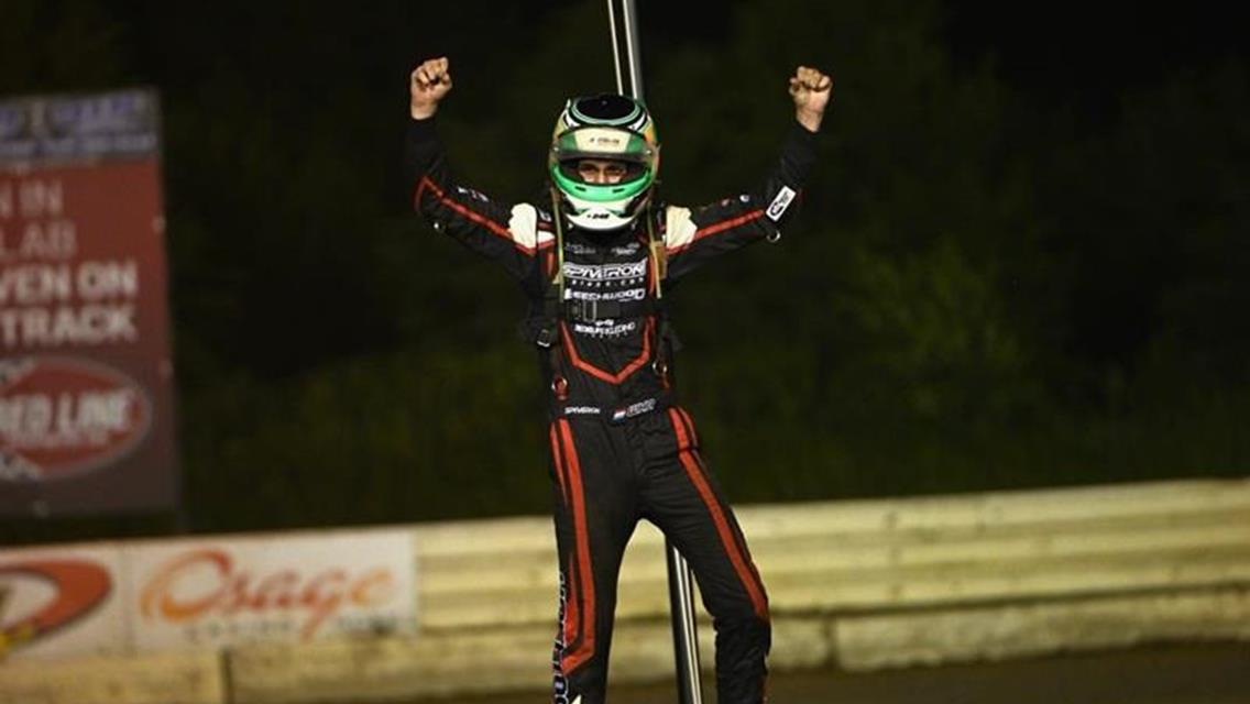 HOFFMANS PICKS UP FIRST CAREER VICTORY AT TULSA SPEEDWAY