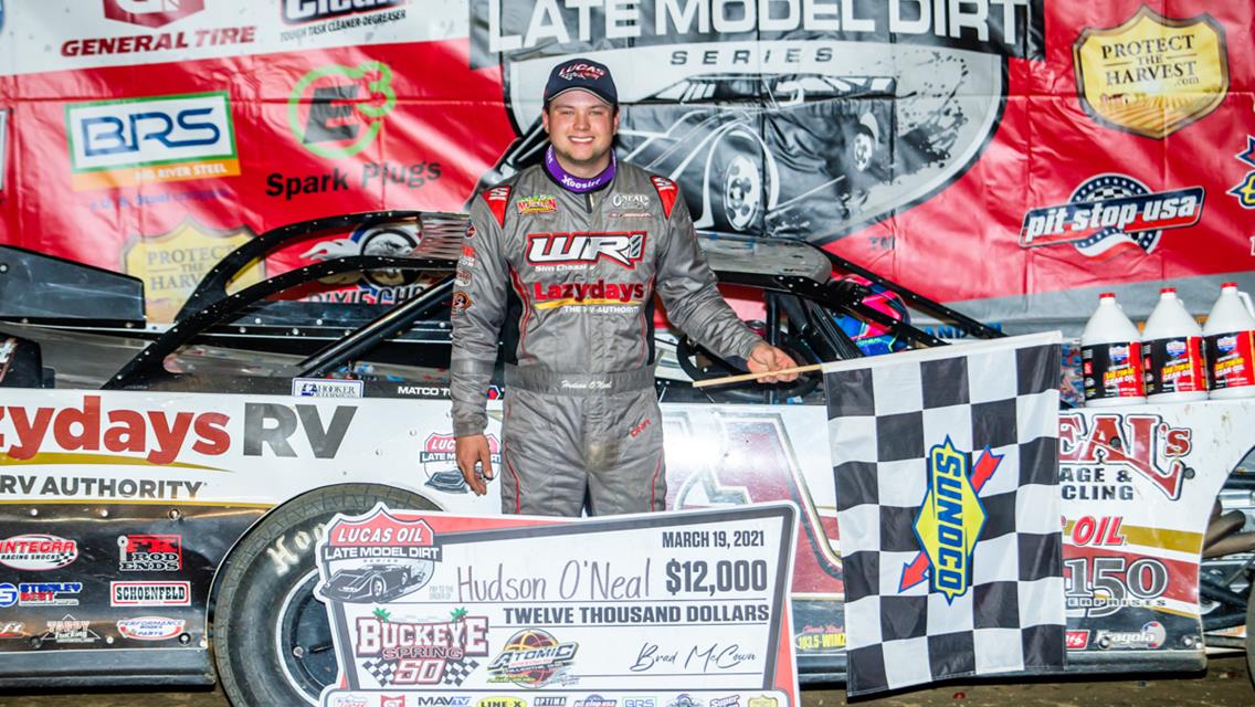 Hudson O’Neal Wins Sunday’s Lucas Oil Race at Atomic Speedway