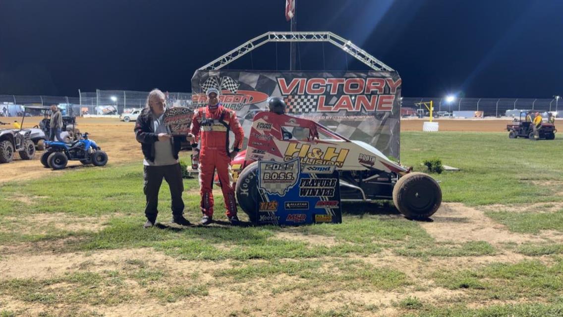 Shane Cottle Captures Checkers with POWRi BOSS at Paragon Speedway