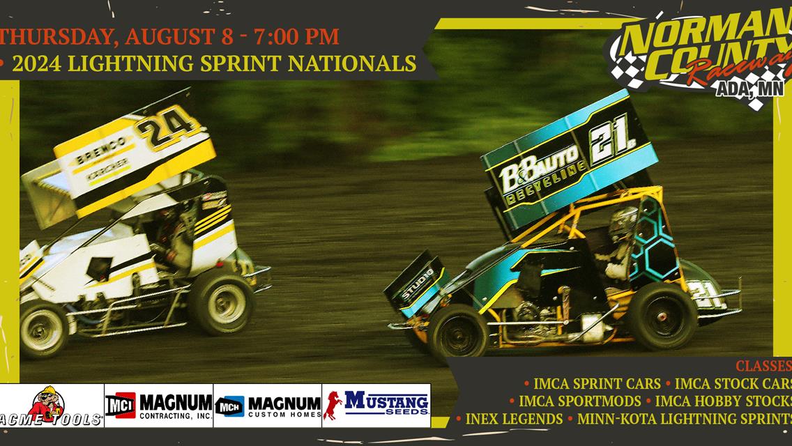 NEXT RACE: Thursday, August 8 - 2024 Lightning Sprint Nationals