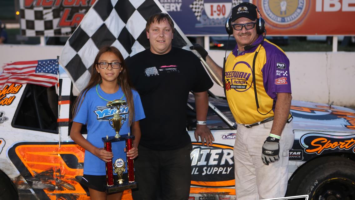 Voss scores first at I-90 Speedway, Gulbrandson claims win by 0.002