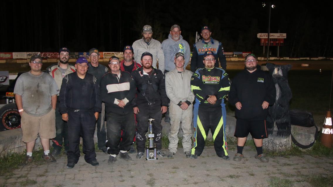 The wily veteran Bob Shepard after a six-year drought gets the win in the Wells River Chevrolet DIRTcar Sportsman Coupes  Matt Lashua wins the night a