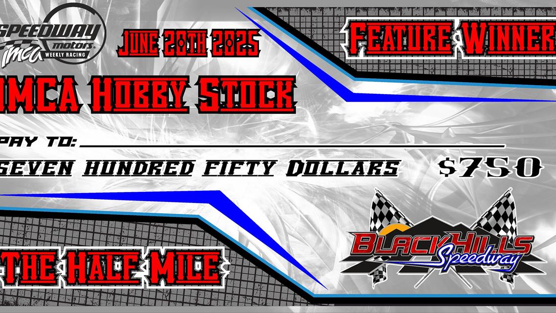$750 to win IMCA Hobby Stock Special