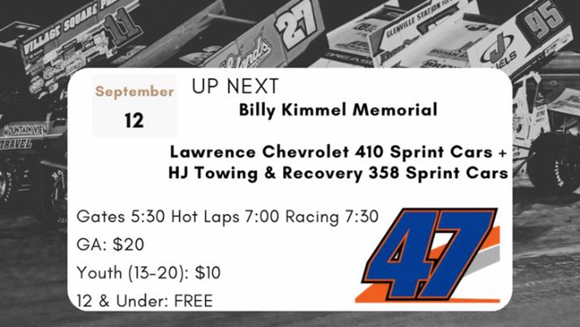 Billy Kimmel Memorial For 410 Sprints Is Friday At Williams Grove