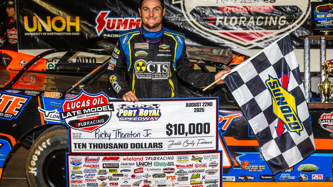 Thornton Wins at Port Royal, Returns to Lucas Oil Victory Lane on Friday Night