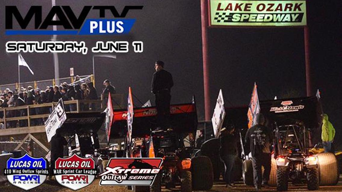 Inaugural POWRi 410 Wing Outlaw Sprint Showcase at Lake Ozark Speedway